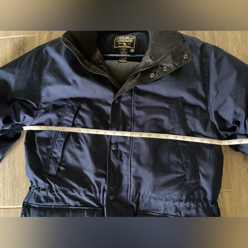 Eddie Bauer Men’s Winter Jacket Goose Down Filled Size Med ❄️🌬🌨 - Picture 10 of 11